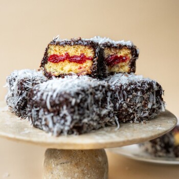 Panna Cotta Lamington